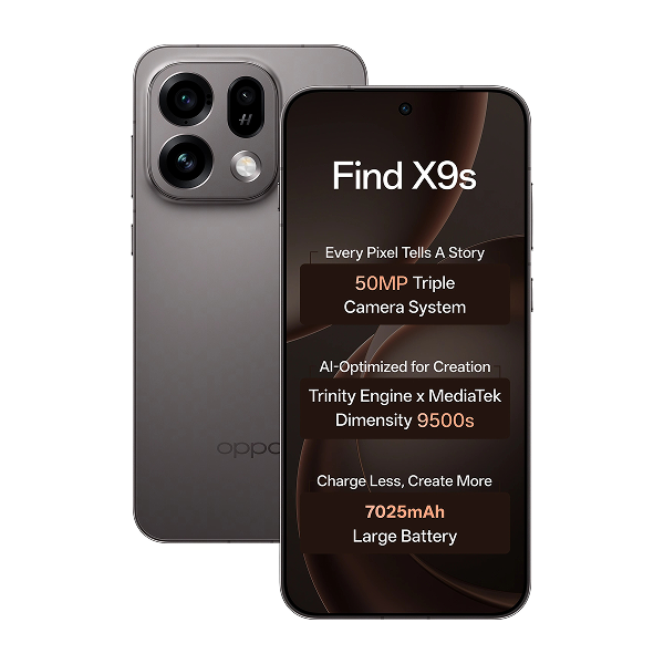 Oppo Find X9s (Midnight Grey, 12/256 GB)